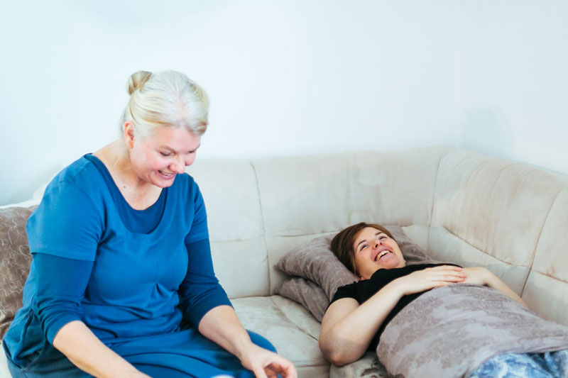 Rebozo Cerrada Ritual mit Hebamme Ingrid